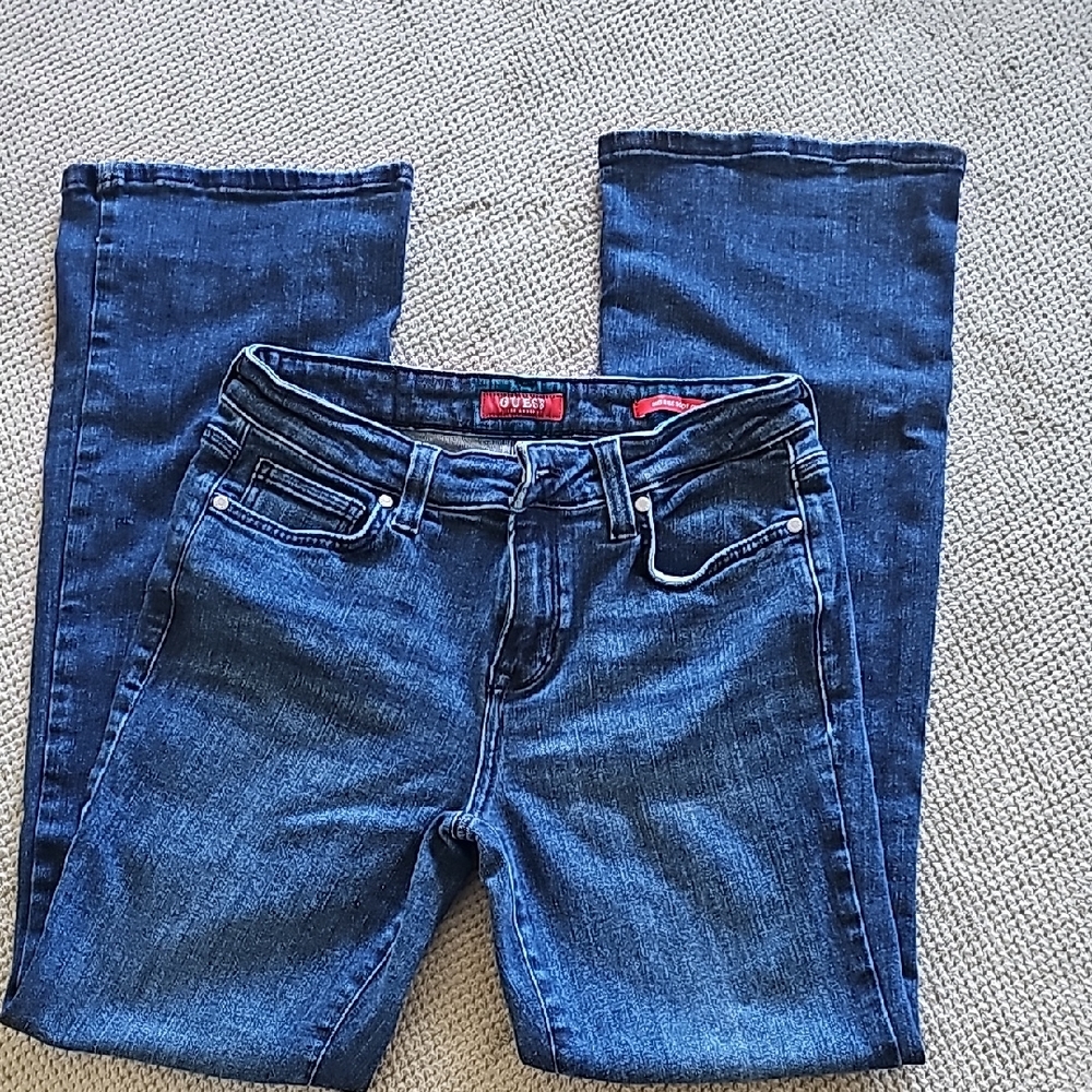 Guess Mid Rise Boot Cut Women's Blue Jeans 29